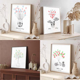 Svatební strom výběr z 11 druhů Plakát